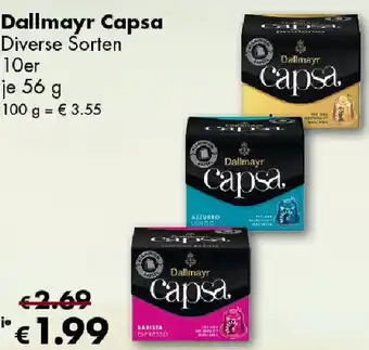 Travel FREE Dallmayr Capsa Angebot