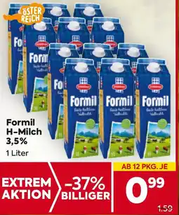 Billa Formil H-Milch Angebot