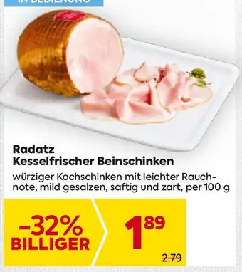 Billa Radatz Kesselfrischer Beinschinken Angebot