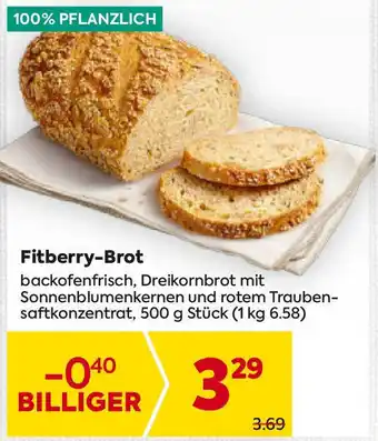 Billa Fitberry-Brot Angebot