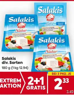 Billa Salakis div. Sorten Angebot