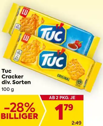 Billa Tuc Cracker div. Sorten Angebot