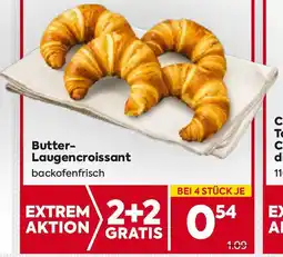 Billa Butter- Laugencroissant Angebot