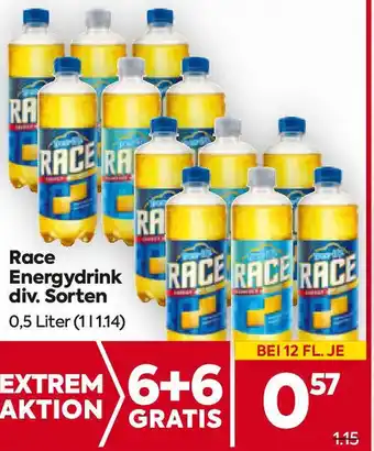 Billa Race Energydrink div. Sorten Angebot