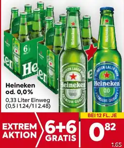 Billa Heineken od. 0.0% Angebot