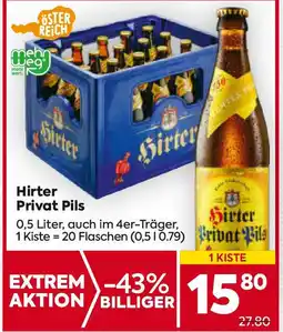 Billa Hirter Privat Pils Angebot