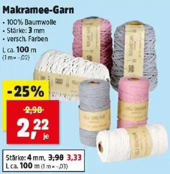 Thomas Philipps Makramee-Garn Angebot