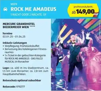 Hofer Reisen MERCURE GRANDHOTEL BIEDERMEIER WIEN Angebot