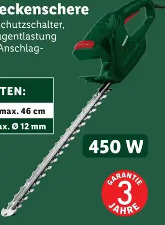 Lidl Elektro-Heckenschere Angebot