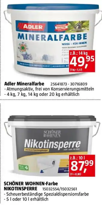 Bauhaus SCHÖNER WOHNEN-Farbe Nikotinsperre Angebot