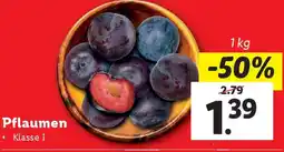 Lidl Pflaumen Angebot