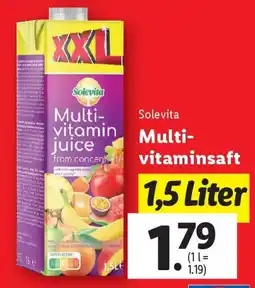 Lidl Multi- vitaminsaft Angebot