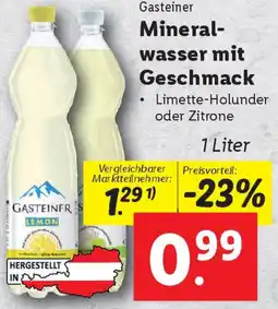 Lidl Mineral- wasser mit Geschmack Angebot