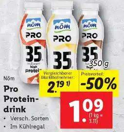 Lidl Pro Protein- drink Angebot