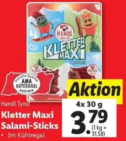 Lidl Kletter Maxi Salami-Sticks Angebot
