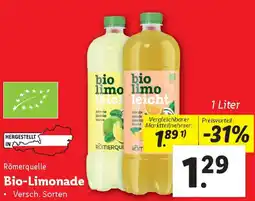 Lidl Bio-Limonade Angebot