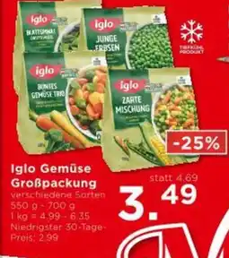 Unimarkt iglo Gemüse Großpackung Angebot