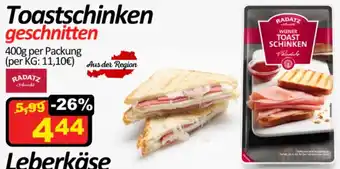 Wurstico Toastschinken geschnitten Angebot