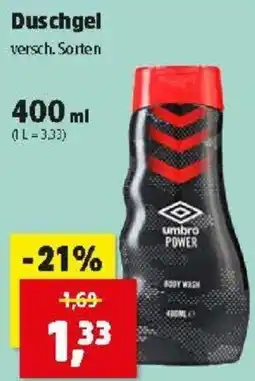 Thomas Philipps umbro POWER Duschgel Angebot