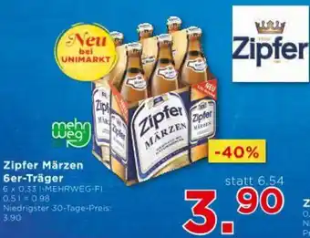 Unimarkt Zipfer Märzen Angebot