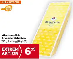 Billa Kärntnermilch Drautaler Scheiben Angebot