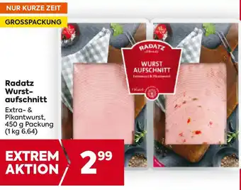 Billa Radatz Wurst- aufschnitt Angebot