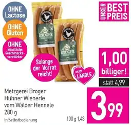 Sutterlüty Metzgerei broger hühner wienerle vom wälder hennele Angebot