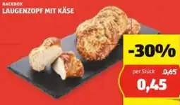 Hofer Backbox laugenzopf mit käse Angebot
