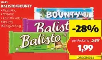 Hofer Mars balisto/bounty Angebot