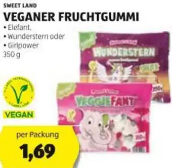 Hofer Sweet land veganer fruchtgummi Angebot