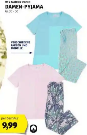 Hofer Up 2 fashion women damen-pyjama Angebot