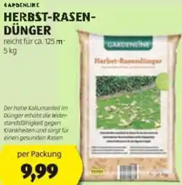 Hofer Gardenline herbst-rasen- dünger Angebot