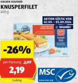 Hofer Golden seafood knusperfilet Angebot