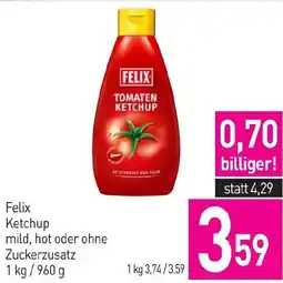 Sutterlüty Felix ketchup mild, hot oder ohne zuckerzusatz Angebot