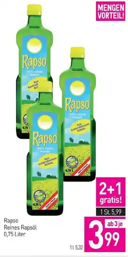 Sutterlüty Rapso Reines Rapsöl Angebot