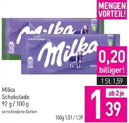 Sutterlüty Milka schokolade Angebot