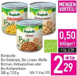Sutterlüty Bonduelle bio goldmais, bio linsen, weiße bohnen, kidneybohnen oder bio kichererbsen Angebot