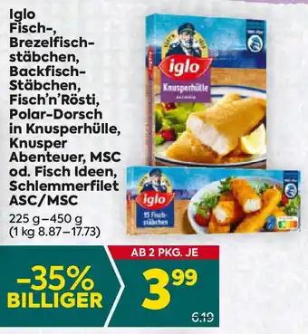 Billa Iglo Angebot