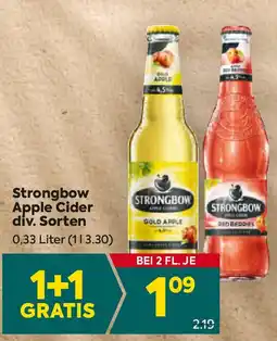 Billa Strongbow Apple Cider div. Sorten Angebot