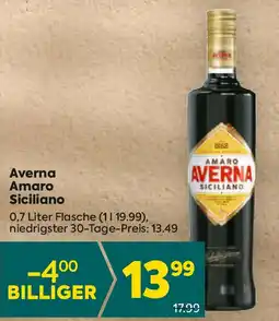 Billa Averna Amaro Siciliano Angebot