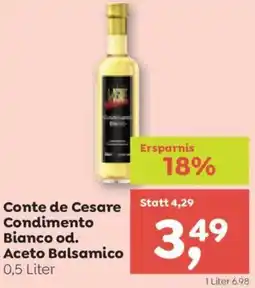 ADEG Conte de Cesare Condimento Bianco od. Aceto Balsamico Angebot