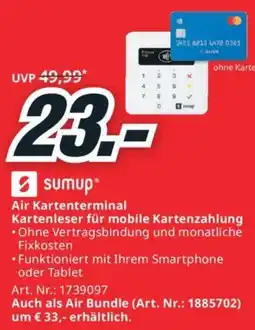 Media Markt Air Kartenterminal Kartenleser für mobile Kartenzahlung Angebot