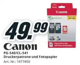 Media Markt PG-540/CL-541 Druckerpatrone und Fotopapier Angebot