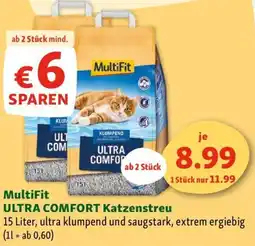 Fressnapf MultiFit ULTRA COMFORT Katzenstreu Angebot