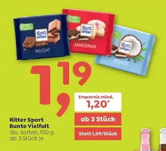 ADEG Ritter Sport Bunte Vielfalt Angebot