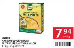 Transgourmet KNORR KARTOFFEL-GRANULAT BLITZ-PÜREE MIT VOLLMILCH Angebot