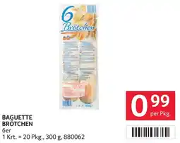 Transgourmet BAGUETTE BRÖTCHEN Angebot