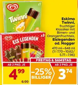 Billa Eskimo Twinni, Angebot