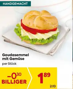 Billa Goudasemmel mit Gemüse Angebot