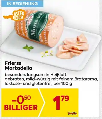 Billa Frierss Mortadella Angebot